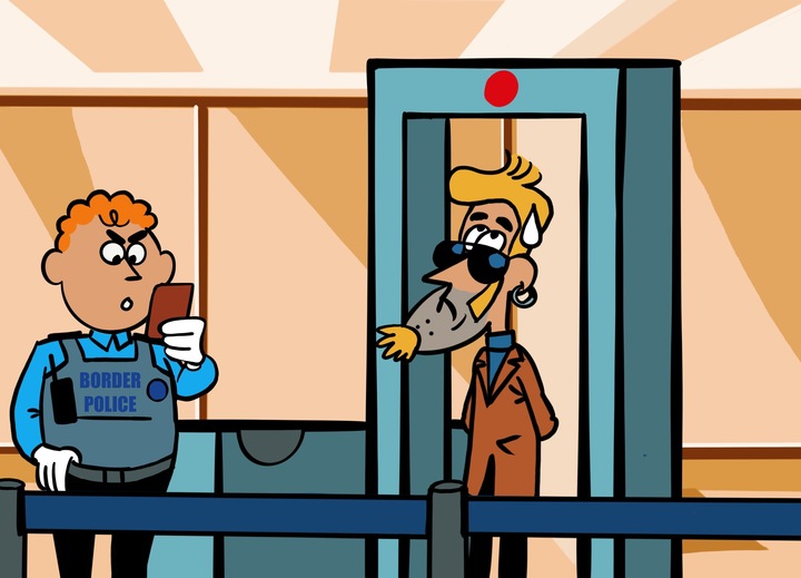 Un faussaire en cartoon